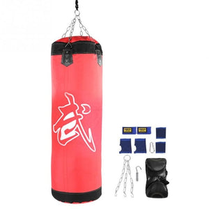 Empty Boxing Sand Bag Hanging Kick Sandbag Boxing Training Fight Karate Punch Bag