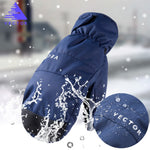 2-in-1 Mittens Ski Gloves Snowboard Men Women Snow Winter