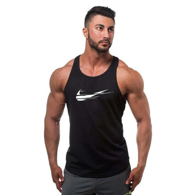 2018 fashion Golds gyms Brand singlet canotte bodybuilding stringer tank top men