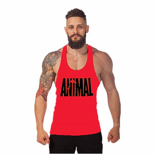 New Brand Animal Fitness Stringer  Men Gym Clothing Bodybuilding Stringer Hoodie Tank Top