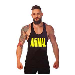 New Brand Animal Fitness Stringer  Men Gym Clothing Bodybuilding Stringer Hoodie Tank Top